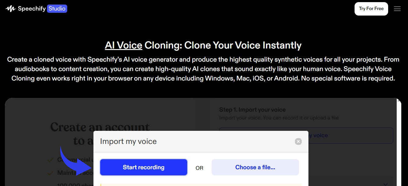 Play.ht Ultra-Realistic Voice Cloning