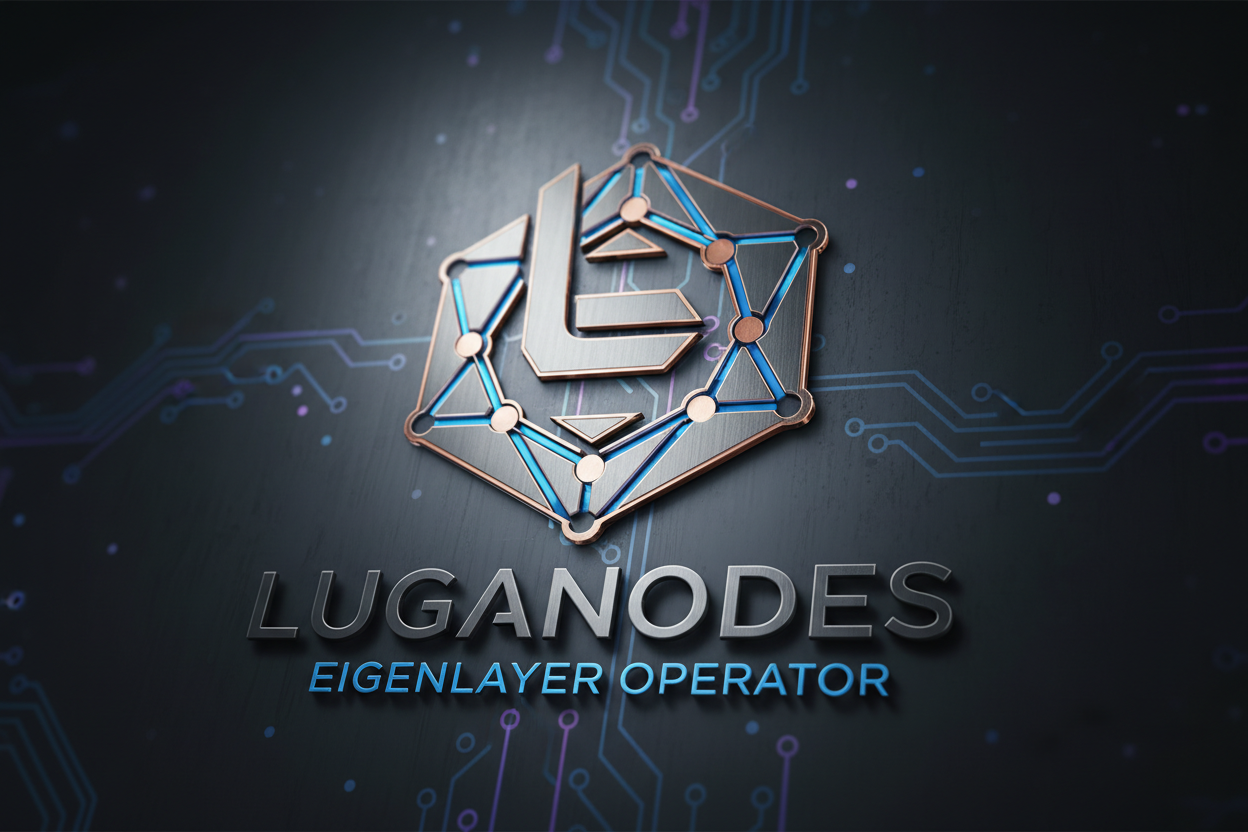 Luganodes EigenLayer operator logo